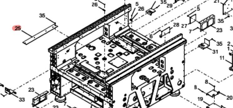  KLW-M113D-00 PLATE,BASE 5 YAMAHA YSM20R